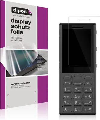 Produktbild von 4x Schutzfolie für HMD 130 Music klar Displayschutzfolie Folie Display Schutz dipos