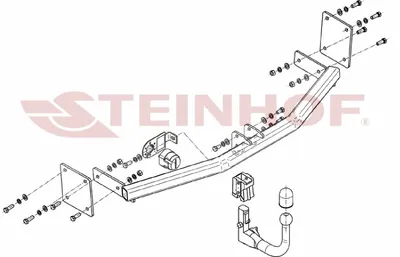 Produktbild von Z546866 Anhängerkupplung passend für KIA Rio III 06/2011-2017 abnehmbar