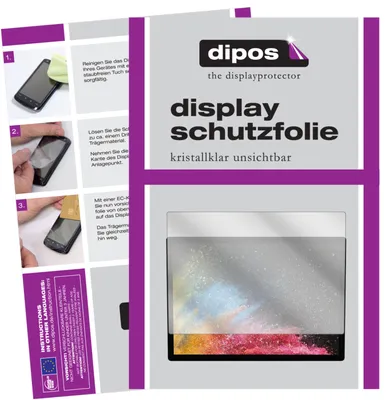 Produktbild von 2x Schutzfolie für Microsoft Surface Book 2 13.5 Zoll klar Displayschutzfolie