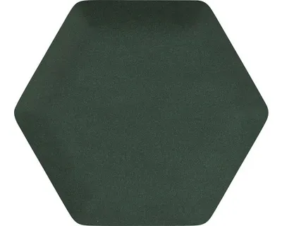 Immagine prodotto di Pannello fonoassorbente da parete imbottito, modello Riviera 38, colore verde scuro, diagonale di 30 cm
