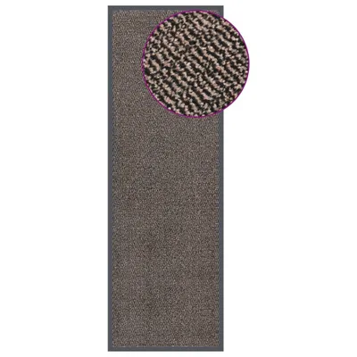 Zdjęcie produktu dla Wycieraczka tuftowana, 60x180 cm, ciemnobrązowa