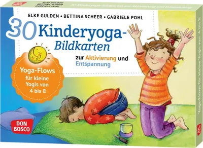 Produktbild von 30 Kinderyoga-Bildkarten zur Aktivierung und Entspannung