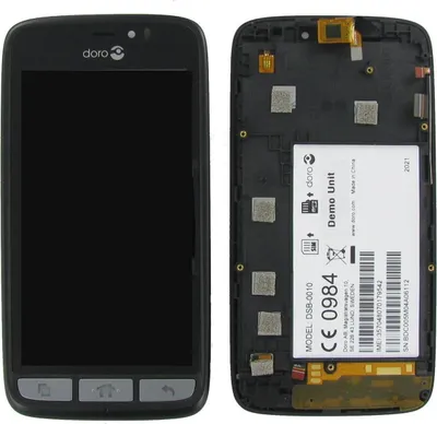 Produktbild von Original Doro 8030 / 8031 Display LCD Rahmen Gehäuse Schwarz Black Akzeptabel
