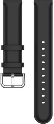 Image de INF Bracelet de montre en cuir 22 mm pour CMF BY NOTHING Watch Pro Le noir