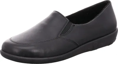 Produktbild von Rohde Damen Hausschuh geschlossener Slipper mit Aerosoftsohle Ballerup 2232, Größe:38 EU, Farbe:Schwarz