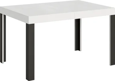 Produktbild von Ausziehbarer Tisch 90x140/244 cm White Ash Line Anthrazit-Gestell