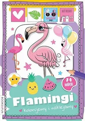 Immagine prodotto di Flamingi Kolorujemy i naklejamy