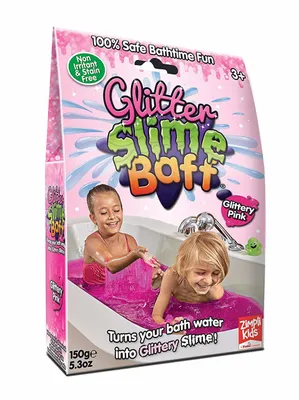 Produktbild von Slime-Set „Baff Glitter“ in Rosa (ab 3 Jahren), Zimpli Kids