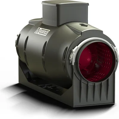 Immagine prodotto di Ventilatore tubolare insonorizzato con overrun Lineo 100 Quiet T Portata d'aria fino a 260 m³/h