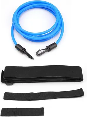 Produktbild von DEANKEJI Schwimmgurt, 4 m verstellbares Schwimmseil für Schwimmbad und Erwachsene, mit Aufbewahrungsnetz, Schwimmgurt, Schwimmgurt für Schwimmen, Krafttraining, Wassersport