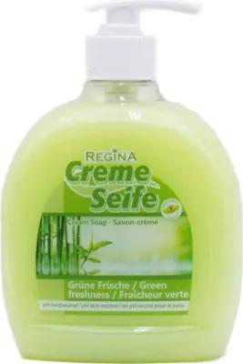Produktbild von Regina Cremeseife flüssig Grüne Frische Spenderflasche 500ml