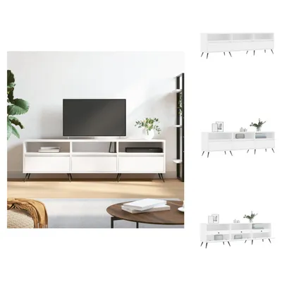 Produktbild von vidaXL TV-Schrank Weiß 150x30x44,5 cm Holzwerkstoff -  TV-Möbel