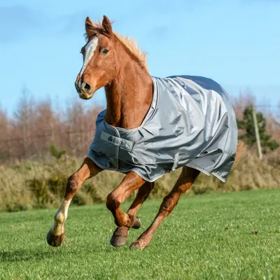 Produktbild von Bucas Outdoordecke 150g Smartex Turnout Big Neck Weidedecke Iron Gate 145