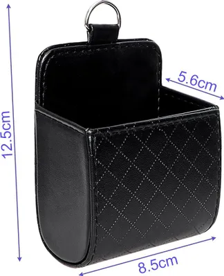 Obrázek produktu pro Organizér do auta na ventilační otvory, držák na sluneční brýle, držák na telefon do auta, organizér na mince, klíče a karty s háčkem