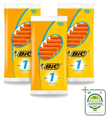 Obrázek produktu pro 3 x Jednorázové holítko Bic 1 Sensitive pro citlivou pokožku - velké balení - 3 kusy