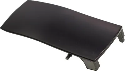 A black plastic part, likely a component for a kitchen appliance, is shown against a white background.