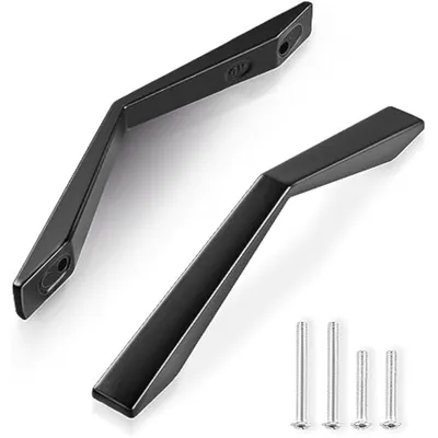 Produktbild von 10 Küchenschrankgriffe, 96 mm Lochabstand, schwarze Küchentürgriffe