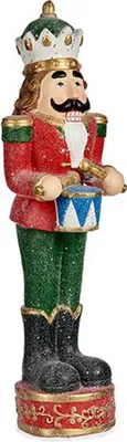Obrázek produktu pro Louskáček červená polyresinová dekorativní figurka 15 x 65,5 x 20 cm