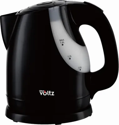 Obrázek produktu pro Rychlovarná konvice Oliver Voltz OV51230V, 2200 W, 1,6 l, Vestavěný ohřívač, Černá