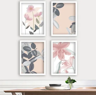 Produktbild von Wallity, SET_124- LUL1124, Bunt, Leinwandbilder, 34 x 44 cm, 100% MDF (Dicke: 2 cm)