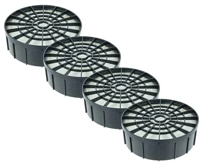 Produktbild von vhbw 4 Staubsaugerfilter Ersatz für Kärcher 2.889-293.0 für Staubsauger - HEPA-Filter Schwarz Weiß