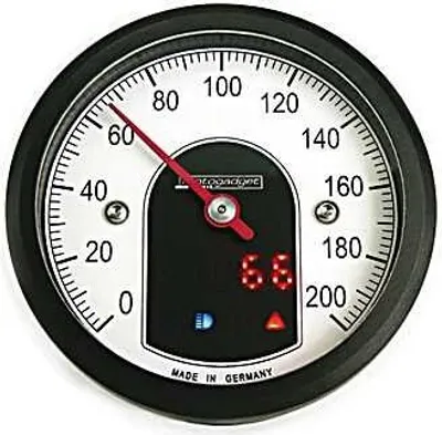 Produktbild von motogadget Analog Tacho motoscope tiny, schwarz für