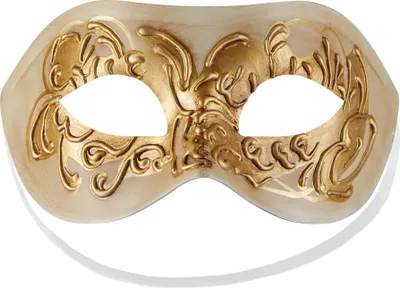 Produktbild von Venezianische Maske mit Verzierung - creme