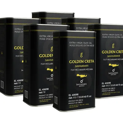 Produktbild von Golden Creta, natives Olivenöl extra aus Kreta 6x1 Liter Kanister