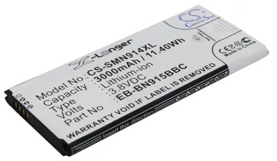 Image de TECHTEK Batterie compatible avec [Samsung] Galaxy Note Edge, Note Edge 4G, SM-N915, SM-N9150, SM-N915A, SM-N915D, SM-N915F, SM-N915FY, SM-N915J, SM-N