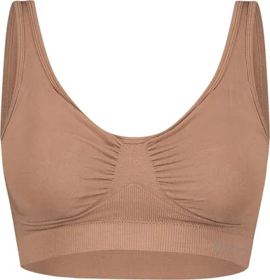 Produktbild von Bamboo Basics Nahtloser Gepolsterter BH Fleur - Tan - 1-Pack, Farbe:Tan, Größe:S