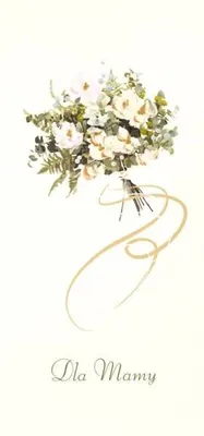 Image de Carte de la Fête des Mères DL M05 - Bouquet de fleurs - MAK