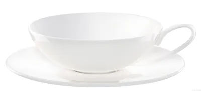 Produktbild von ASA Selection à table Teetasse mit Untere / Untertasse, Fine Bone China, Warmes Weiß, 170 ml, 2018013