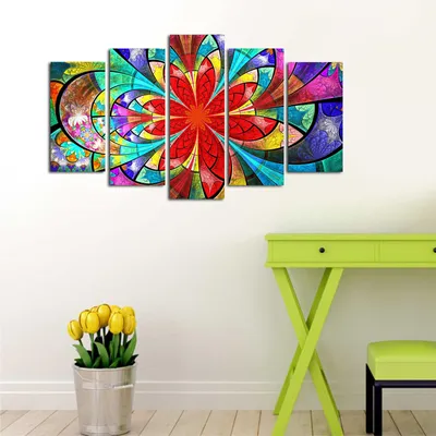 Produktbild von Wallity, 5ABSMDF-10, Leinwandbild, Mehrfarbig, 100 % MDF, 20 x 60 cm