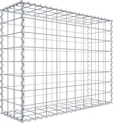 Immagine prodotto di Gabbione 100 cm x 80 cm x 30 cm (L x H x P), maglia 10 cm x 10 cm, spirale