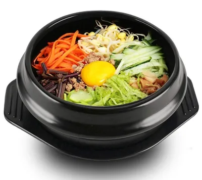Koreanische Dolsot-Schale, Keramik, Bibimbap-Topf, 16 cm, 950 ml