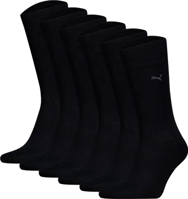 Produktbild von PUMA Herren Socken, 6er Pack -  Classic, Kurzsocken, Logo, einfarbig Schwarz 47-49