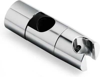 Zdjęcie produktu dla Ibenzoa® Regulowany uchwyt prysznicowy – obrotowa głowica o 360°, zacisk ślizgowy do rur o średnicy 18–25 mm, kompatybilny z drążkami prysznicowymi, chrom
