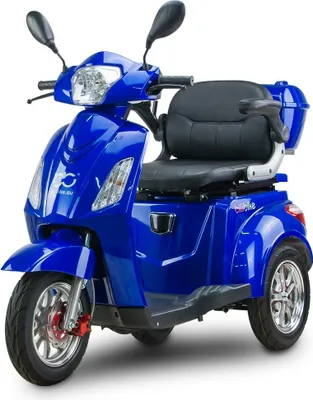 Obrázek produktu pro Elektrický skútr, invalidní vozík BILI BIKE SHINO G2 Li-Ion, 1000W, 25 km/h, modrý