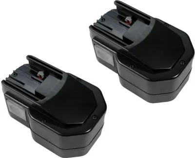 Produktbild von 2x Trade-Shop Ni-MH Akku 14,4V 3300mAh für Milwaukee 0614-20 0614-24 0615-24 0616-20 0616-24 0617-24