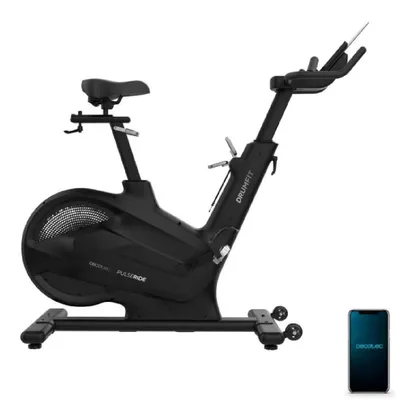 Produktbild von Cecotec Drumfit PulseRide Indoor-Ergometer. 20 kg Schwungrad, 16 Magnetwiderstandsstufen, LED-Anzeige