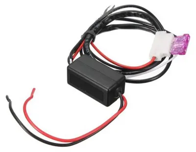 Obrázek produktu pro Automotivní relé pro LED denní svícení s ovládáním DRL a stmívačem ON/OFF – 12 V