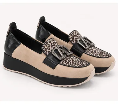 Zdjęcie produktu dla Mokasyny damskie Montevita, kolor beżowy