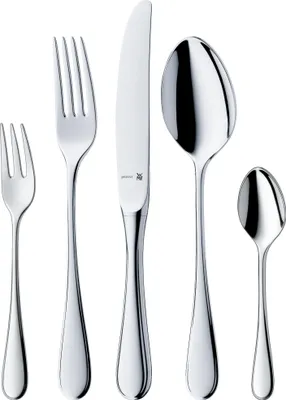 Produktbild von WMF Kent Besteckset 6 Personen, 30 teilig, eingesetzte Messerklinge, Cromargan protect Edelstahl poliert, glänzend, kratzbeständig, spülmaschinengeeignet