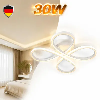 Produktbild von Deckenlampe Modern 30W LED Deckenleuchte Warmweiß 3000K 1680 Lumen Aufputz Lamp