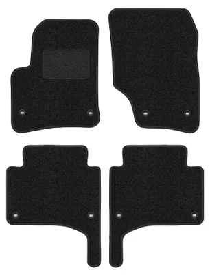 Image de Tapis de sol en moquette anthracite pour Volkswagen Touareg I 2002-2010 4 pièces
