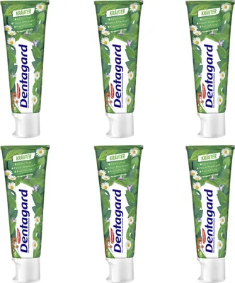 Immagine prodotto di Dentagard dentifricio alle erbe aroma naturale di erbe 75ml confezione da 6