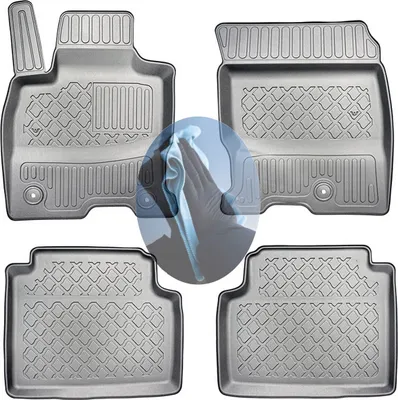 Produktbild von Z521042 TPE-Gummifußmatten kompatibel mit  Ford Kuga Plug-In-Hybrid Titanium X 3 Steilheck Geländewagen SUV 5-türer 2020-