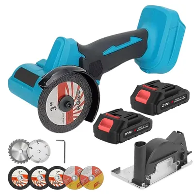 Obrázok produktu pre Akumulátorový mini uhlová brúska - 21V - 24000 otáčok za minútu - priemer kotúča 125 mm - na rezanie, brúsenie a leštenie - s 2 batériami