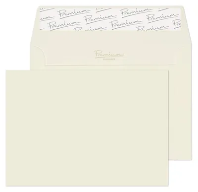Productafbeelding van C6 Briefomslagen 114 x 162 mm | 50 stuks | 120 g/m² | zelfklevend | zonder venster | wit