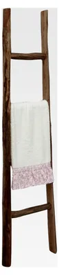 Produktbild von Holzleiter 40x8x150cm - Vintage Deko - Handtuchhalter aus Holz -  Italy